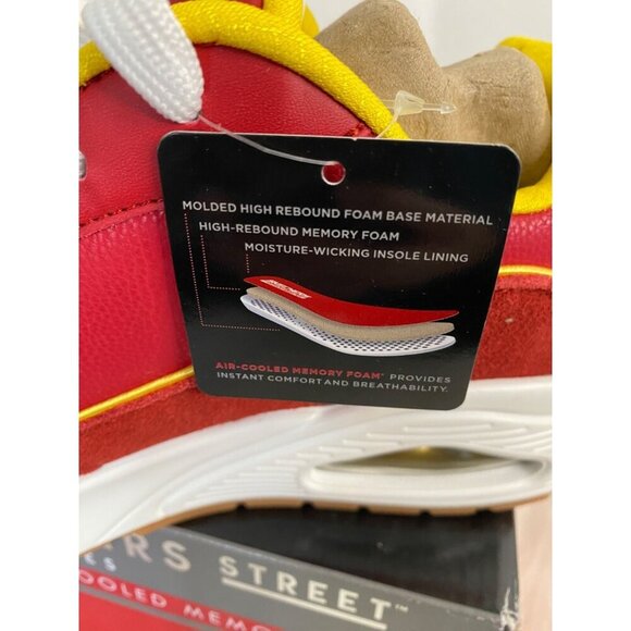Skechers Uno Victory Pack  Red/Yellow Spain Size 9 Mens Air-Cooled Memory Foam main image 4